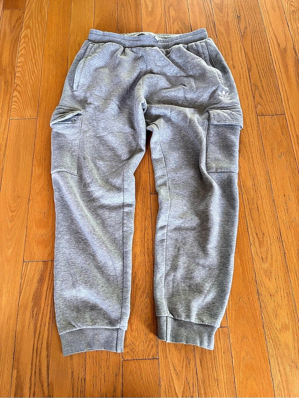 adidas Cargo Jogger Pants in Gray Size Large